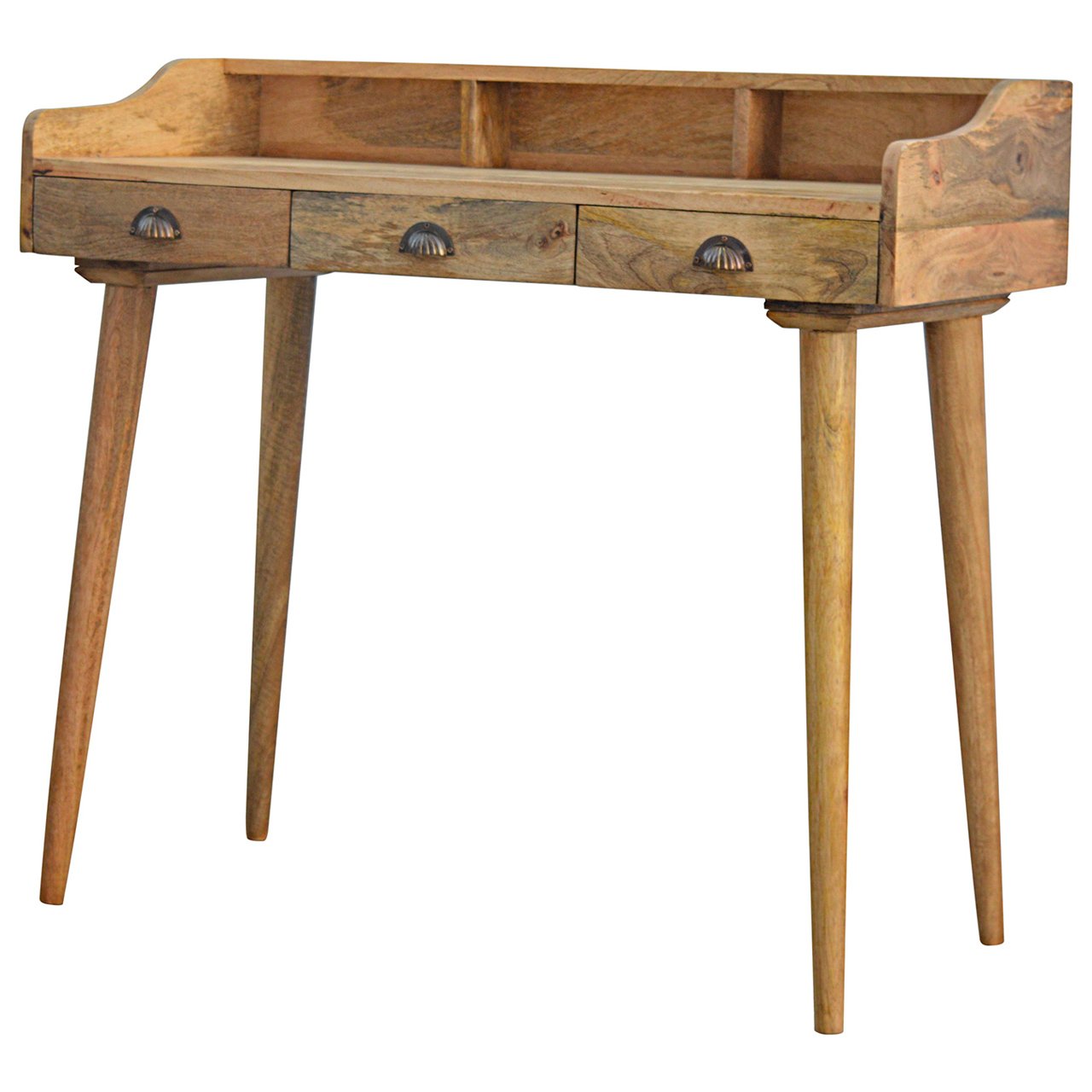 Nordic Style Gallery Back Writing Desk - SILVIONIX