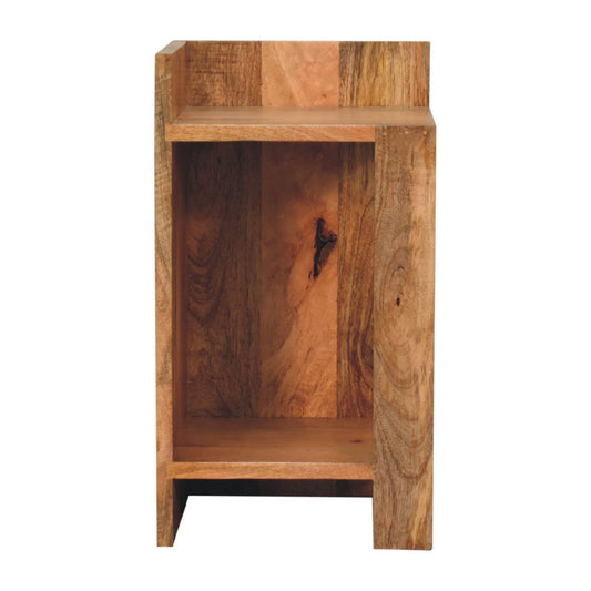 Oak - ish Box Bedside - SILVIONIX