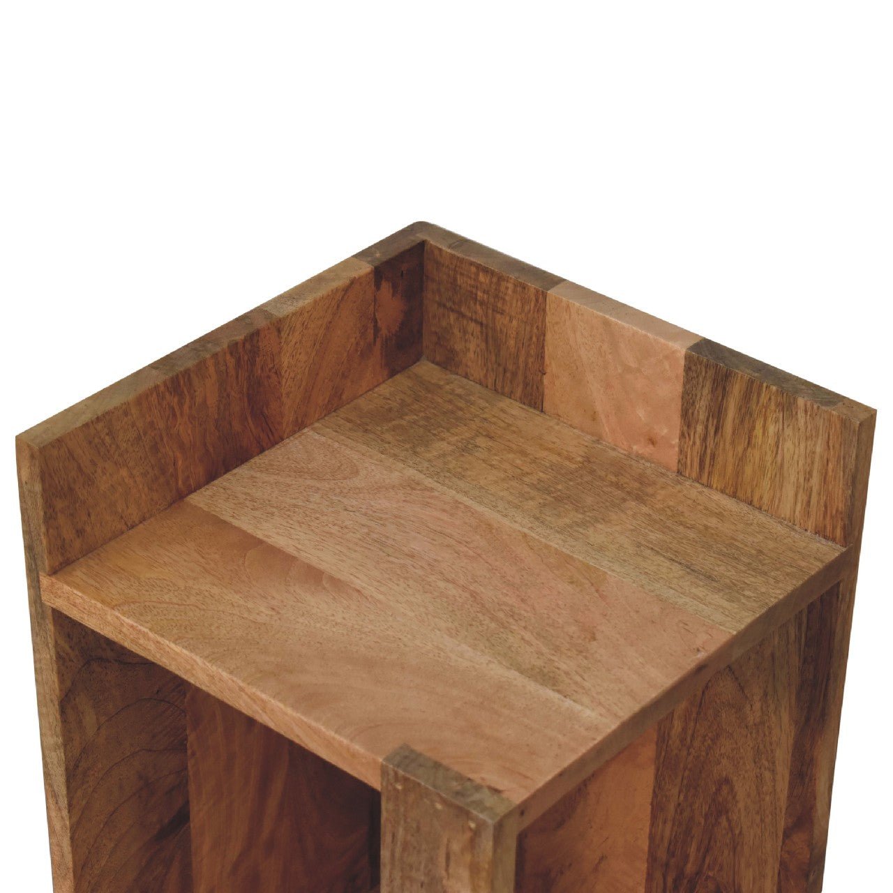 Oak - ish Box Bedside - SILVIONIX