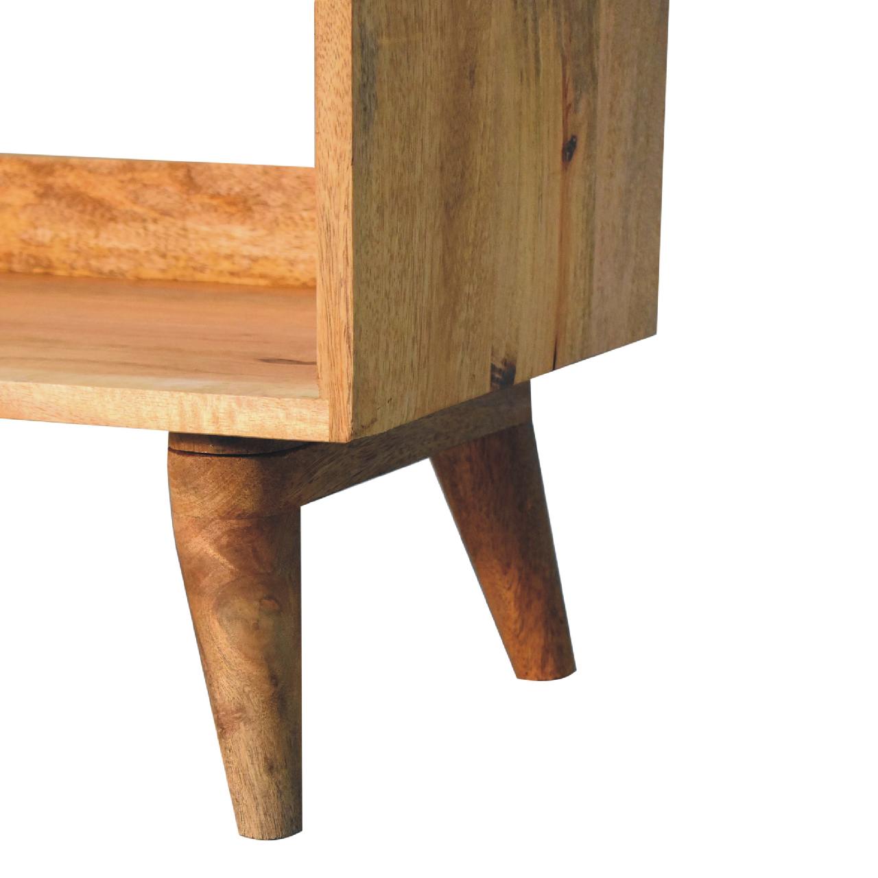 Oak - ish Nordic Storage Bench - SILVIONIX