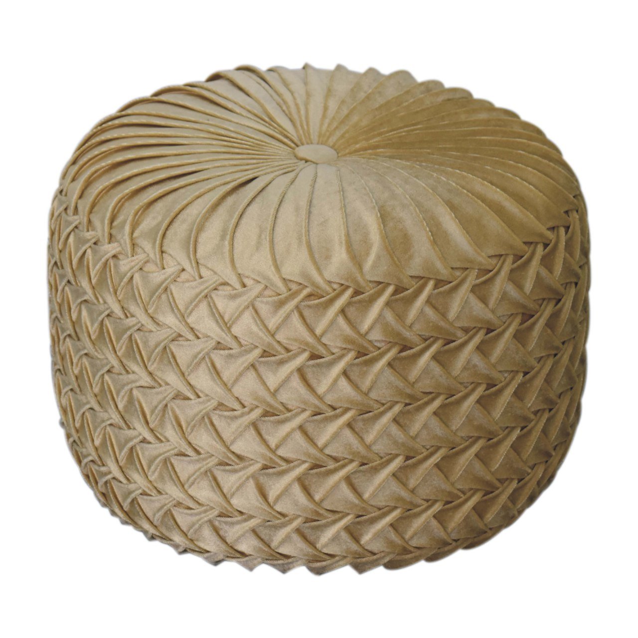 Ochre Hart Pouffe - SILVIONIX