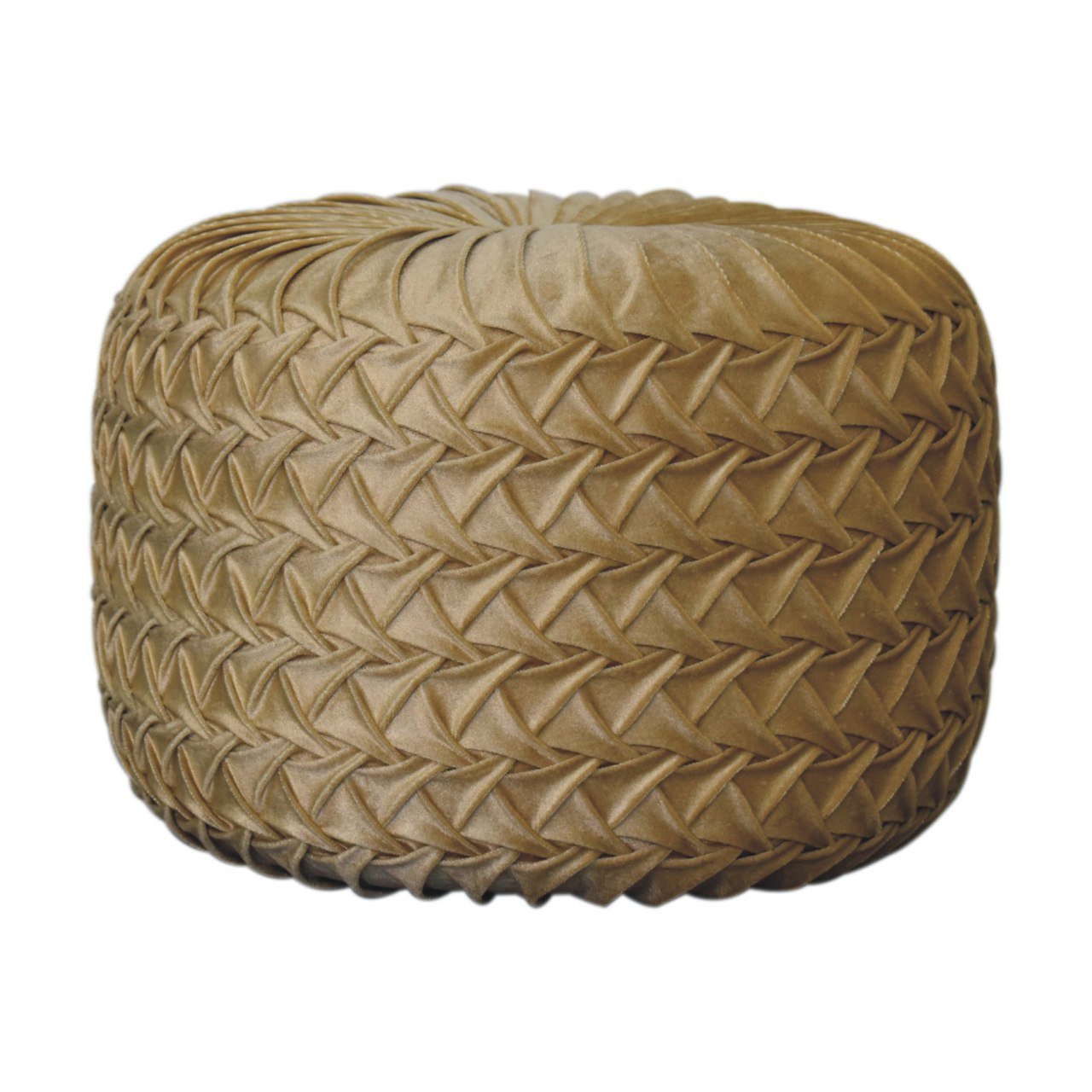 Ochre Hart Pouffe - SILVIONIX