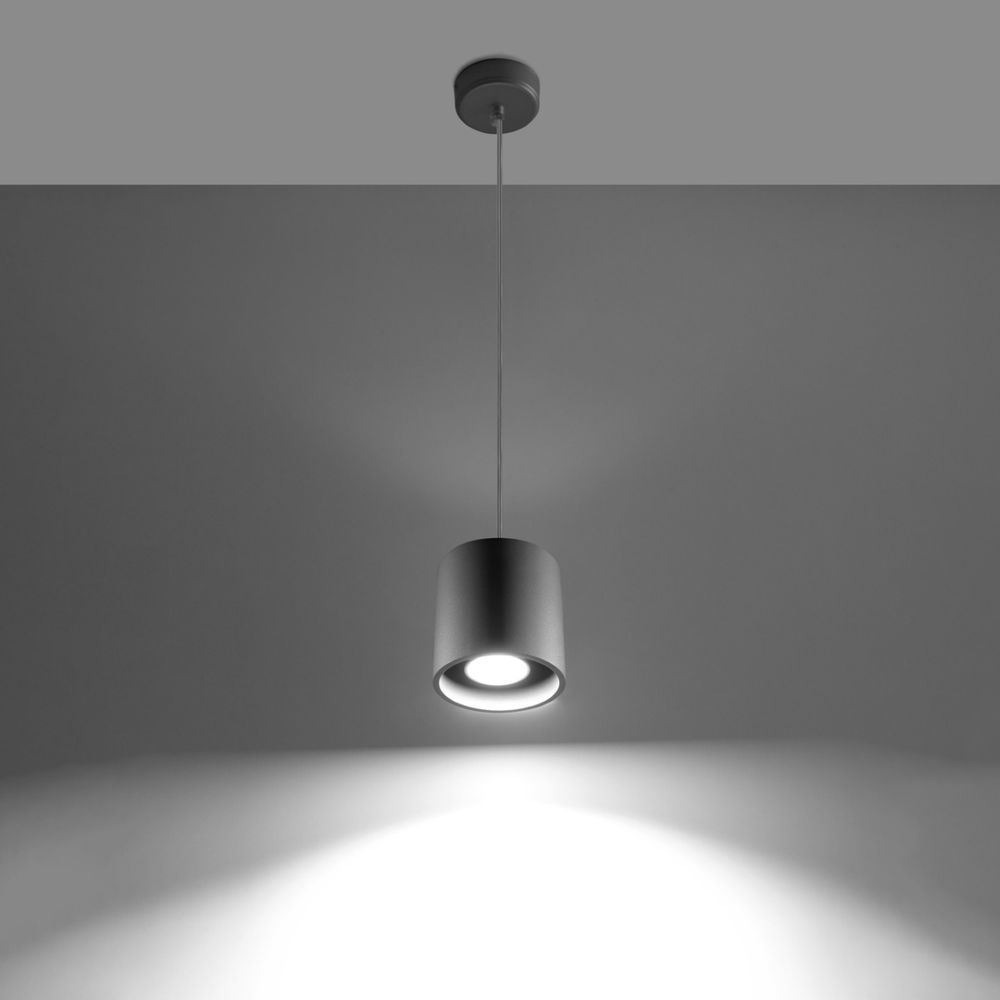 Pendant lamp aluminum Orbis modern Design GU10 - SILVIONIX