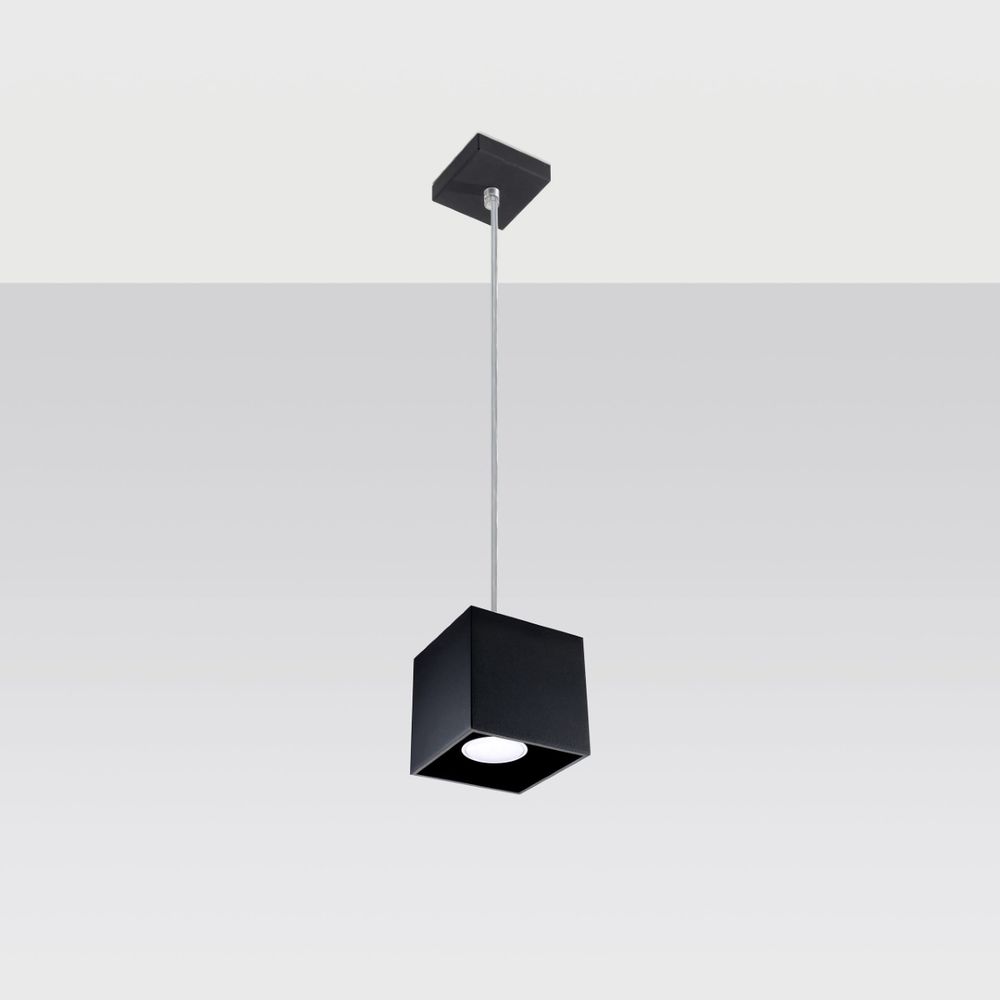 Pendant lamp aluminum Quad modern Design GU10 - SILVIONIX