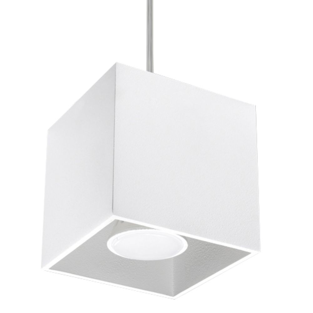 Pendant lamp aluminum Quad modern Design GU10 - SILVIONIX