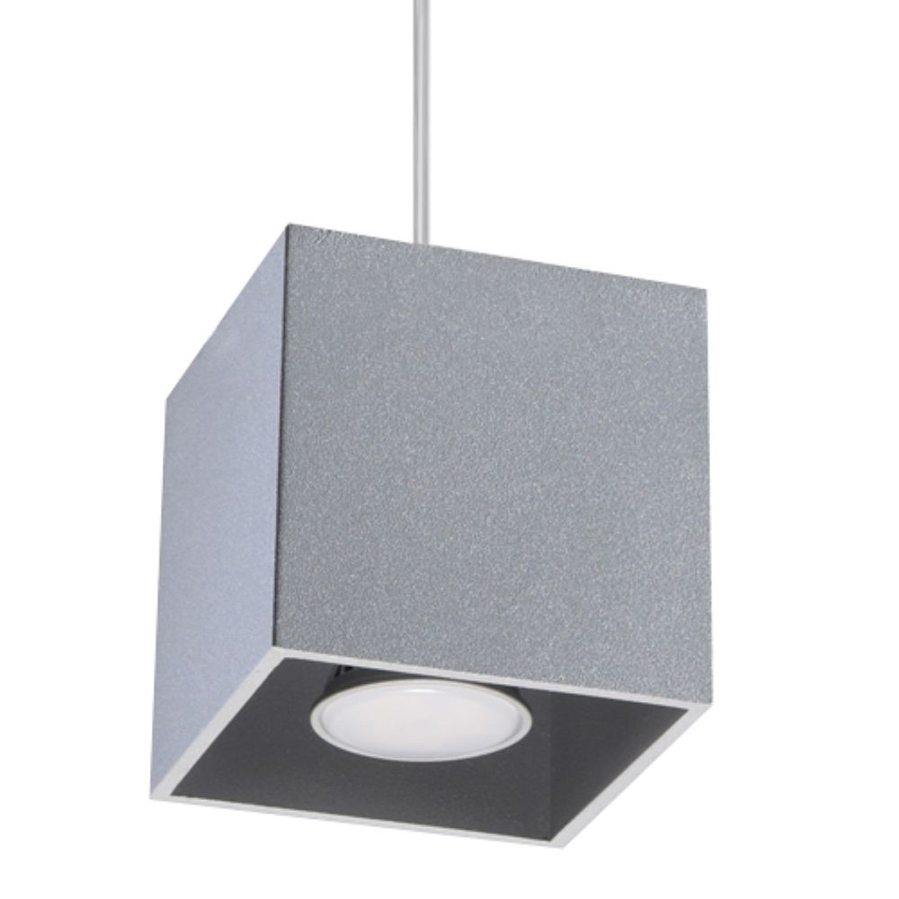 Pendant lamp aluminum Quad modern Design GU10 - SILVIONIX