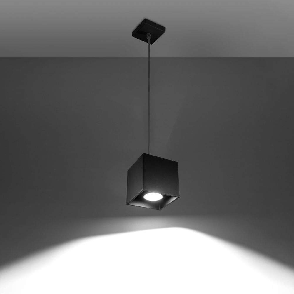 Pendant lamp aluminum Quad modern Design GU10 - SILVIONIX