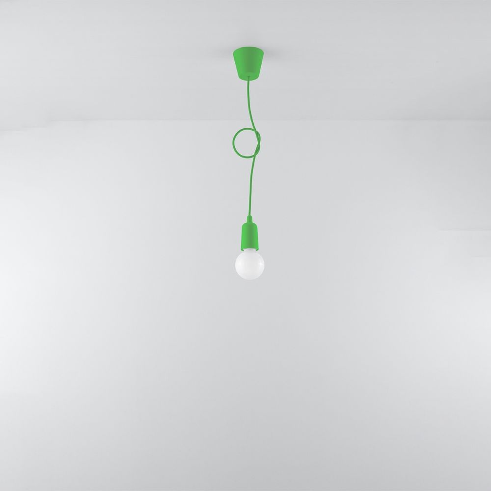 Pendant lamp PVC Diego modern Design E27 - SILVIONIX