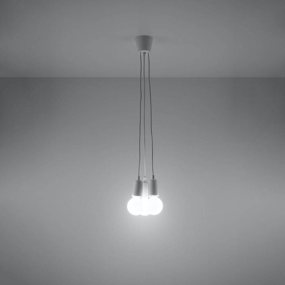 Pendant lamp PVC Diego modern Design E27 - SILVIONIX