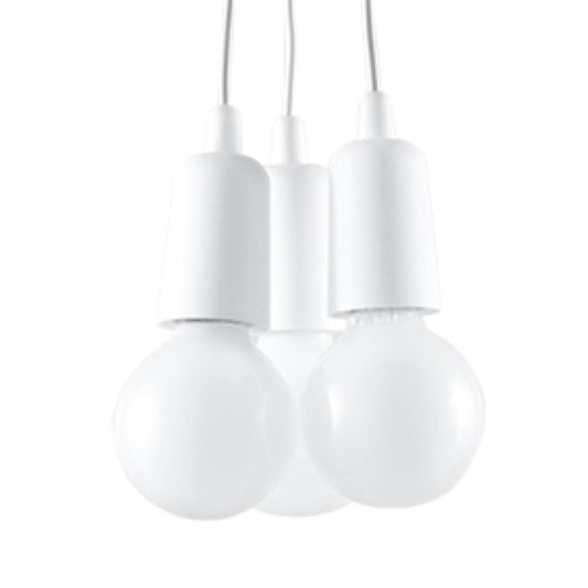 Pendant lamp PVC Diego modern Design E27 - SILVIONIX