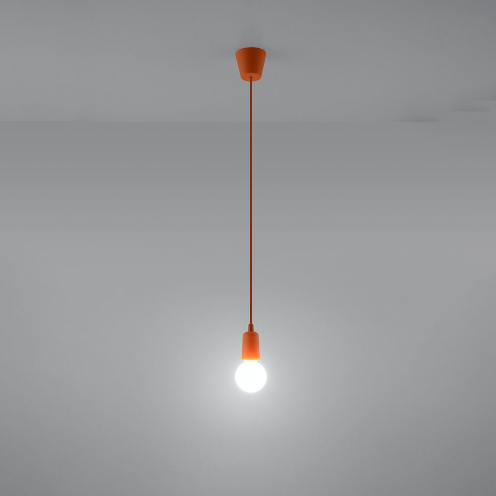 Pendant lamp PVC Diego modern Design E27 - SILVIONIX