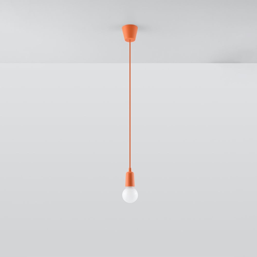 Pendant lamp PVC Diego modern Design E27 - SILVIONIX