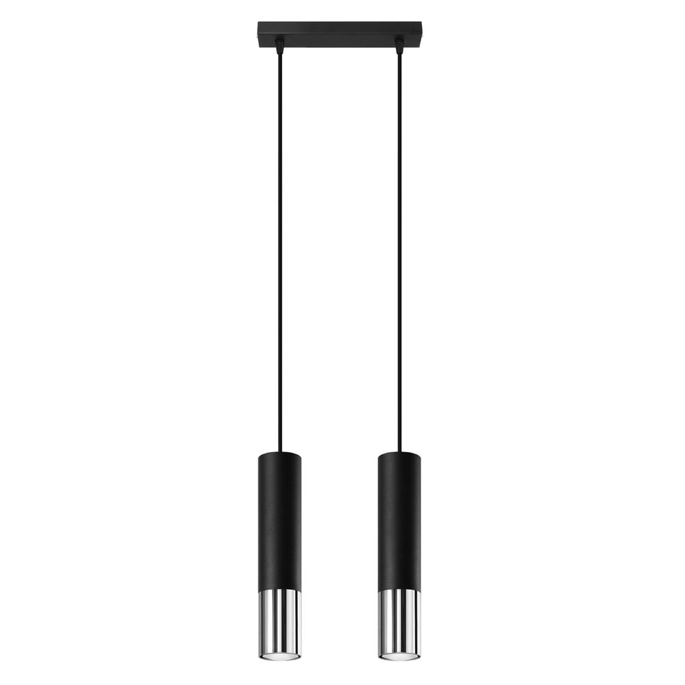 Pendant lamp steel Loopez modern Design GU10 - SILVIONIX