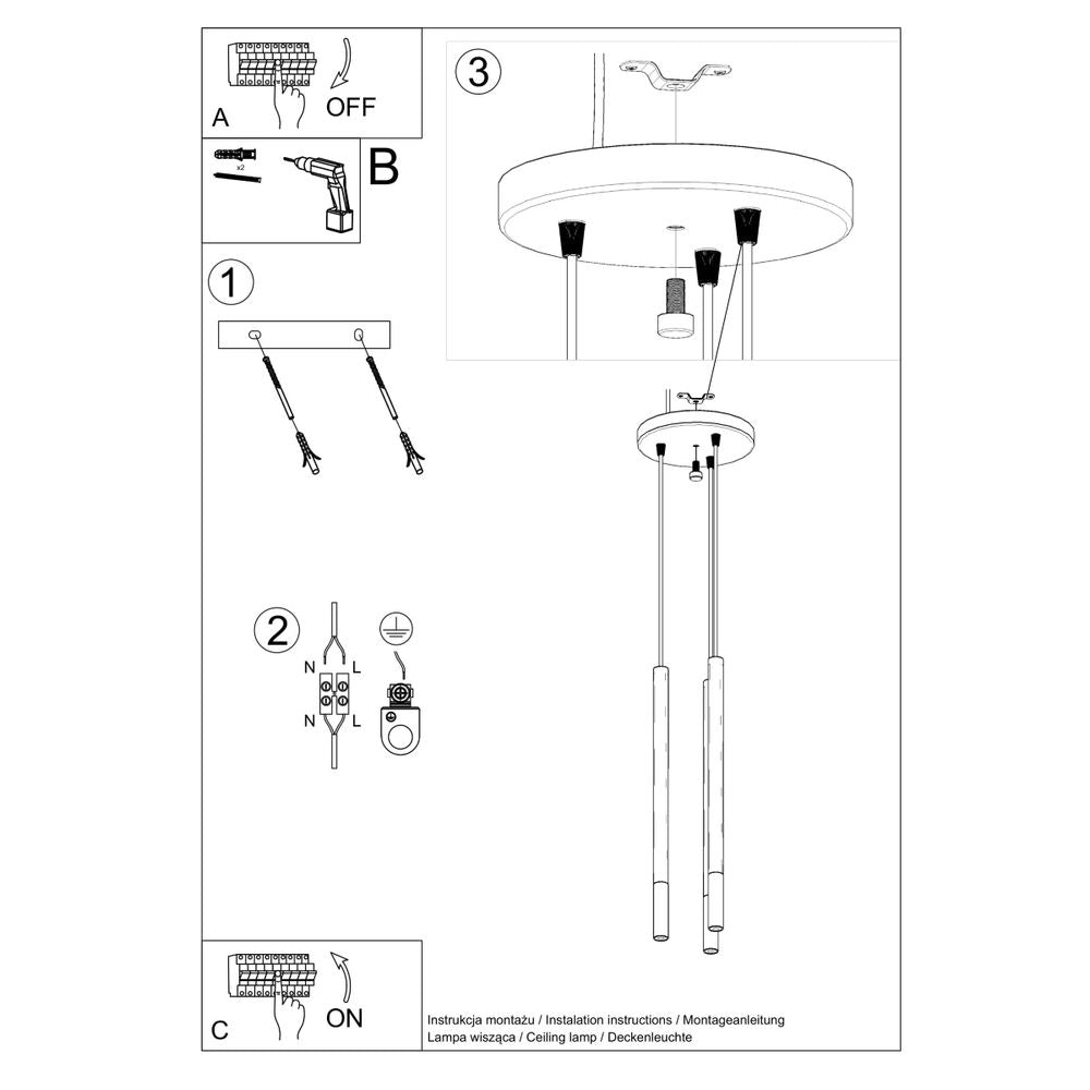 Pendant lamp steel Mozaica modern Design G9 - SILVIONIX