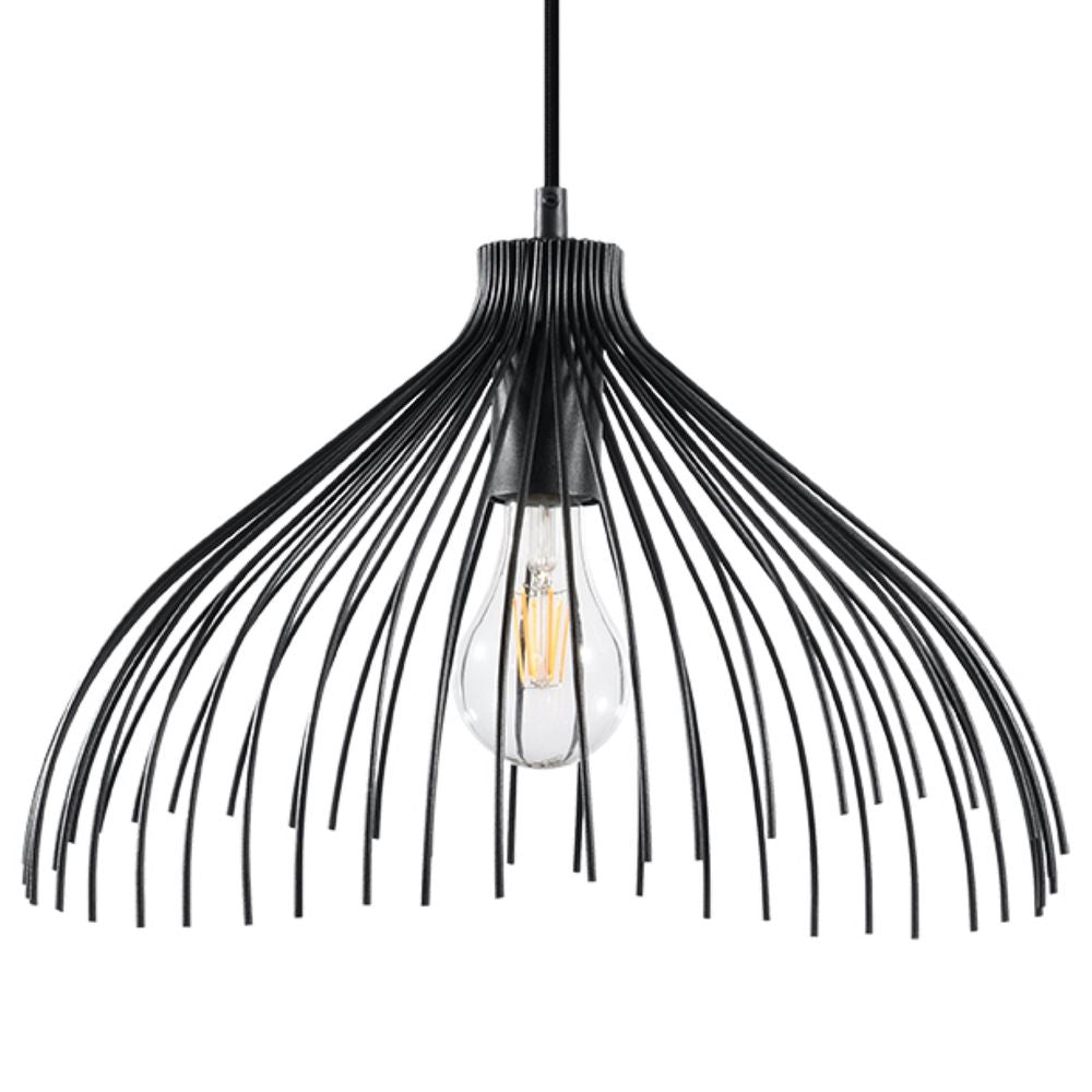 Pendant lamp steel Umb industrial Design E27 - SILVIONIX