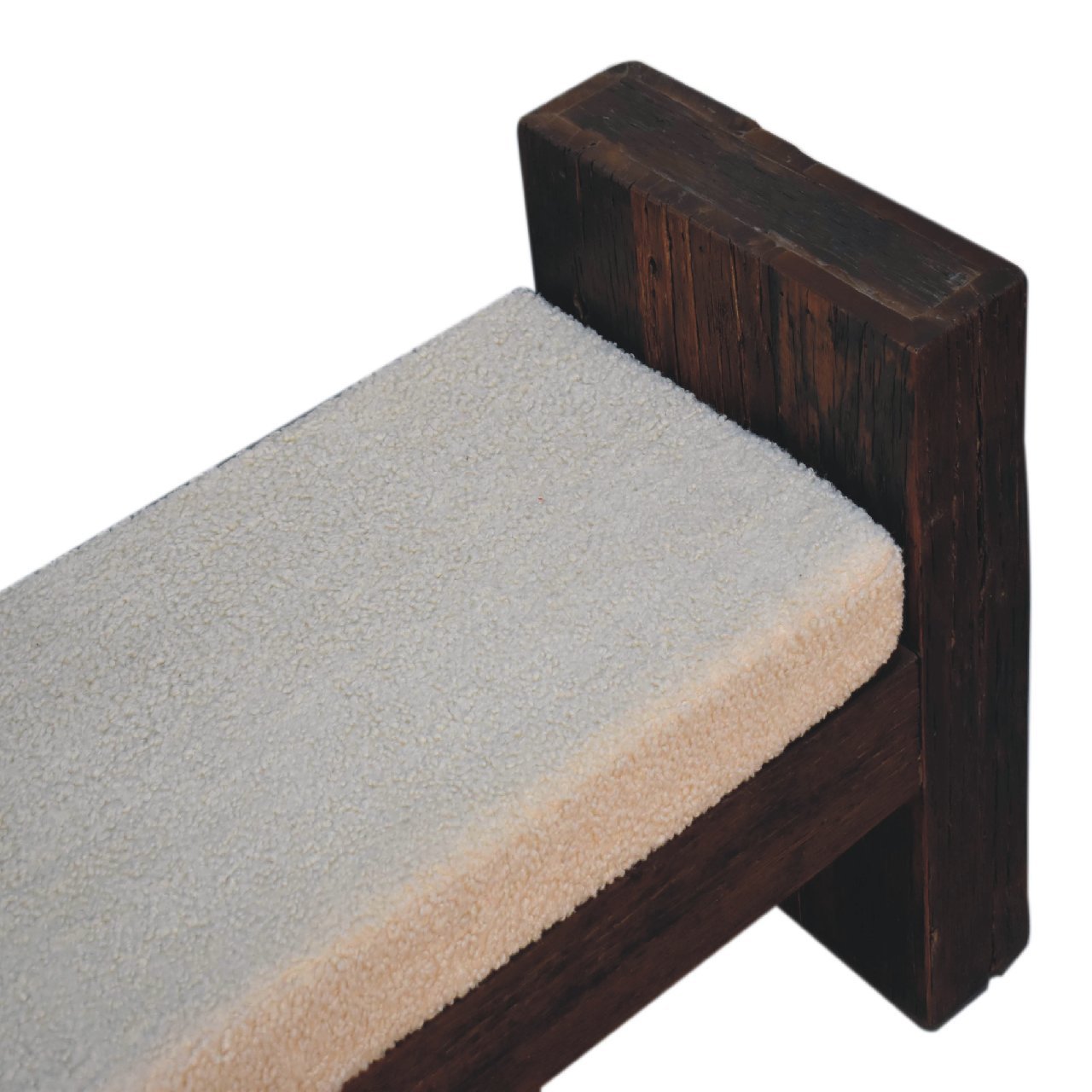 Reclaimed Boucle Bench - SILVIONIX