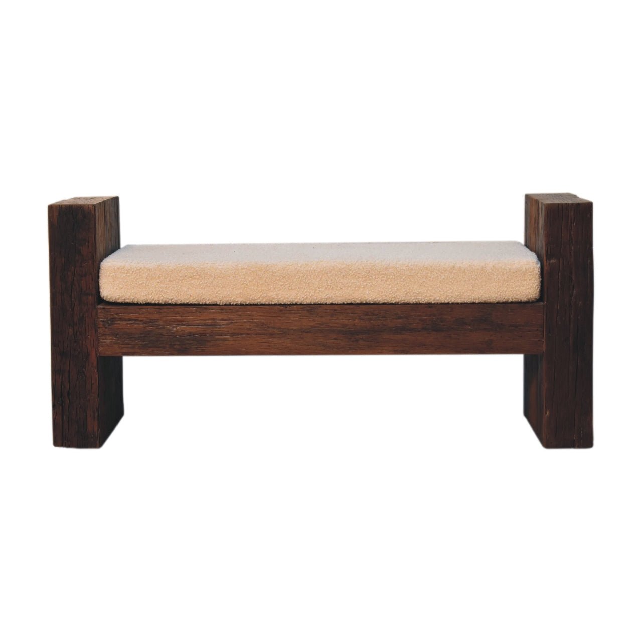 Reclaimed Boucle Bench - SILVIONIX