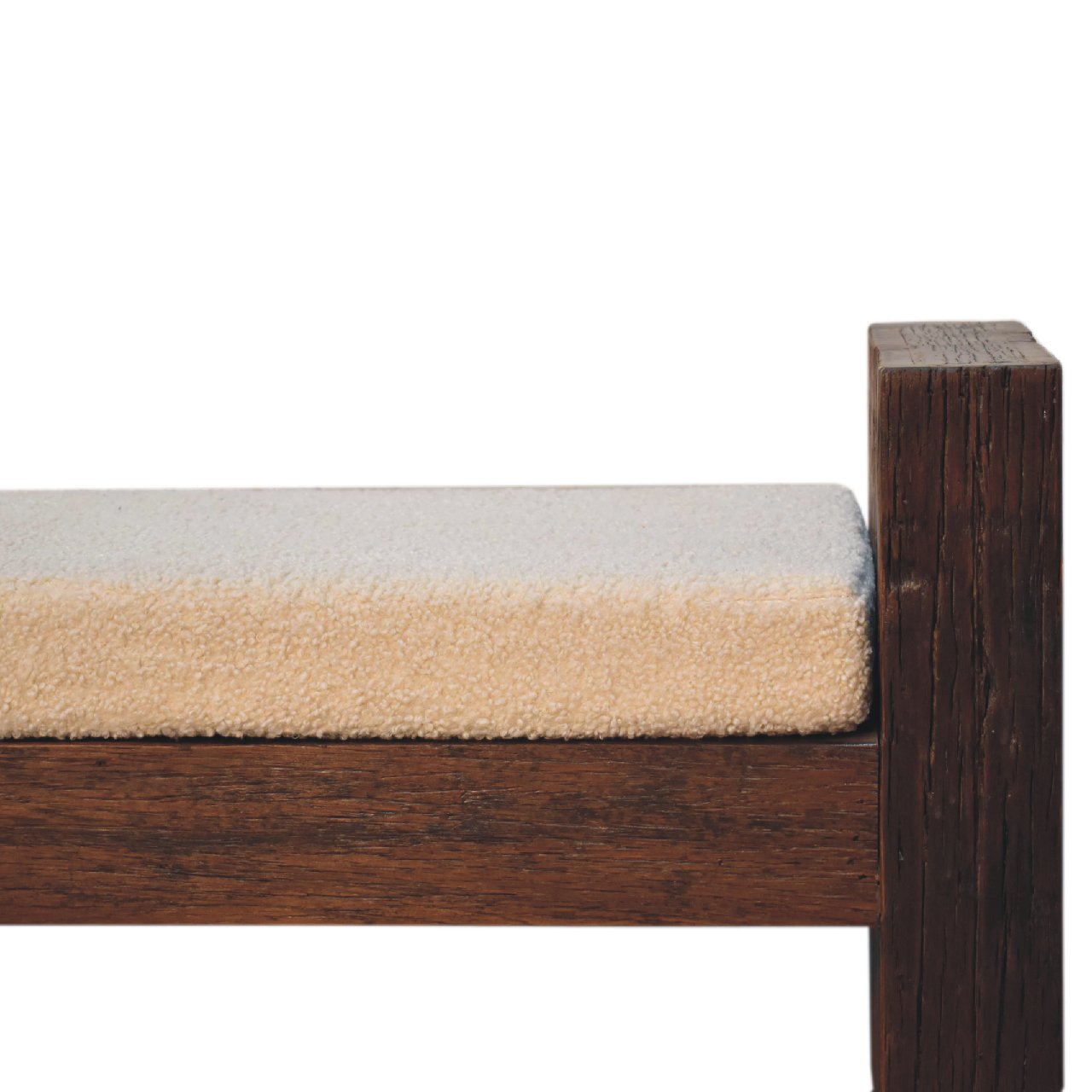 Reclaimed Boucle Bench - SILVIONIX