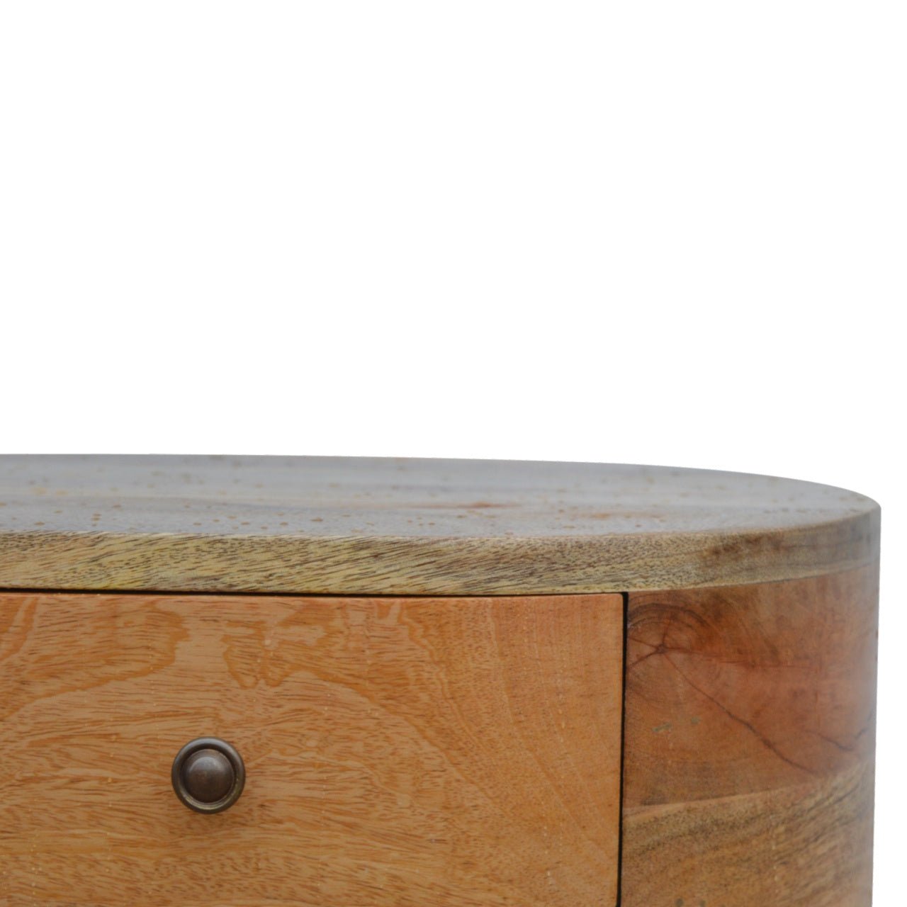 Rounded Bedside Table - SILVIONIX