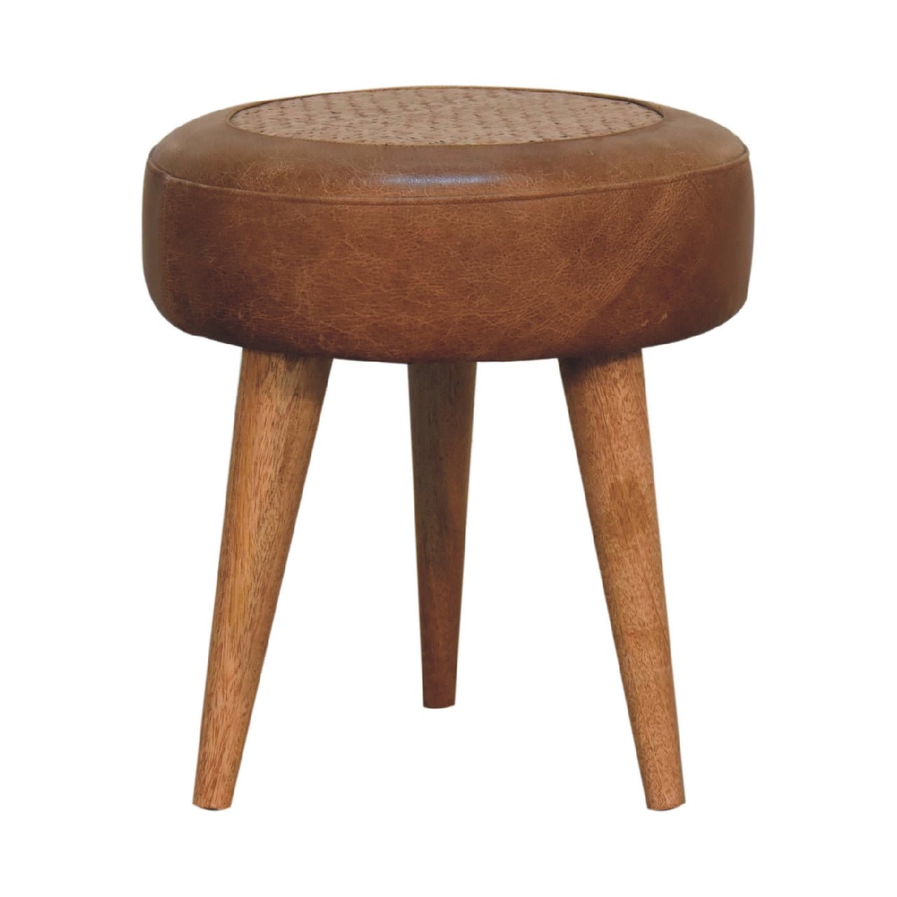 Seagrass Buffalo Footstool - SILVIONIX