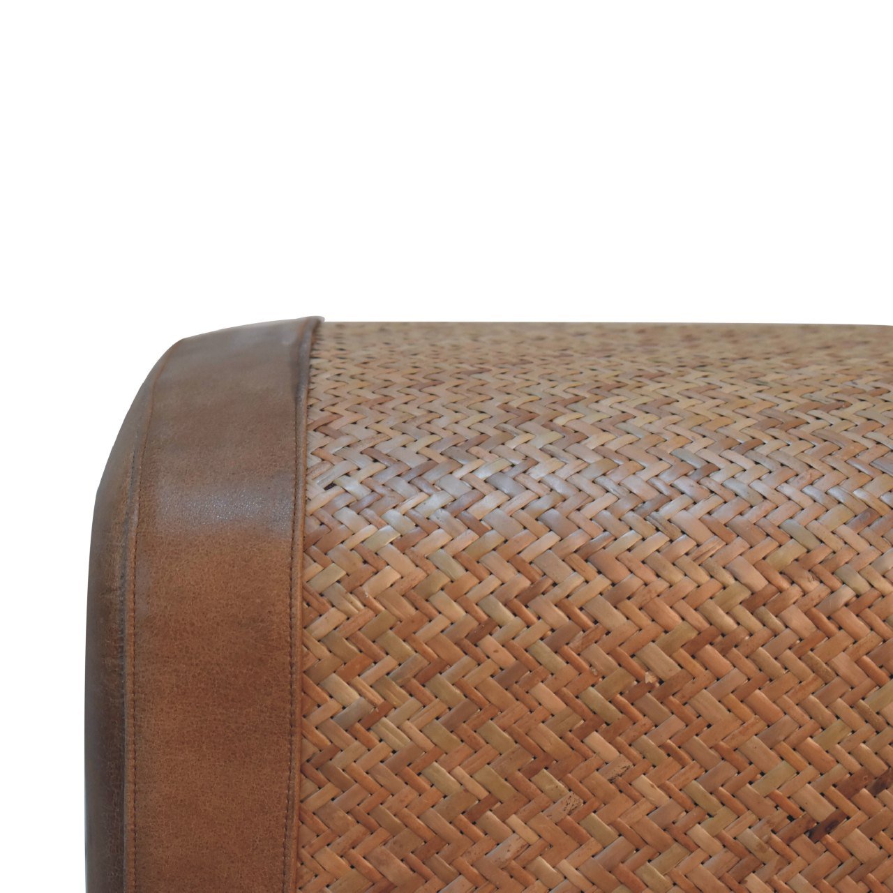 Seagrass Buffalo Square Footstool - SILVIONIX