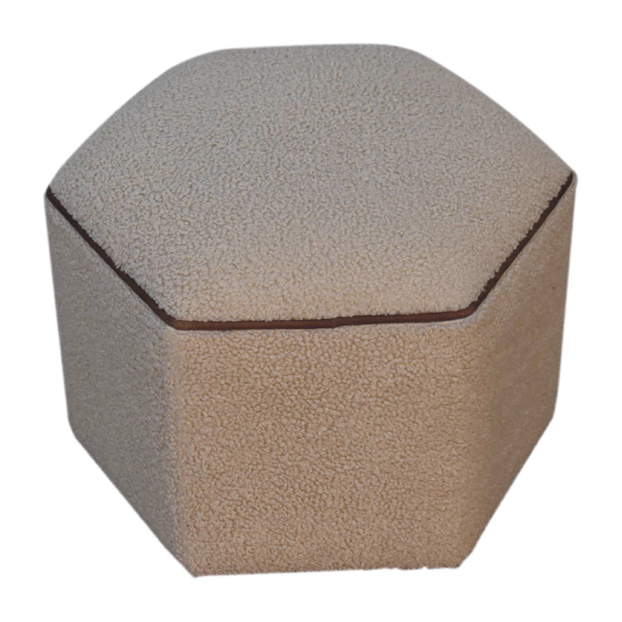 Serenity Hexagonal Footstool - SILVIONIX