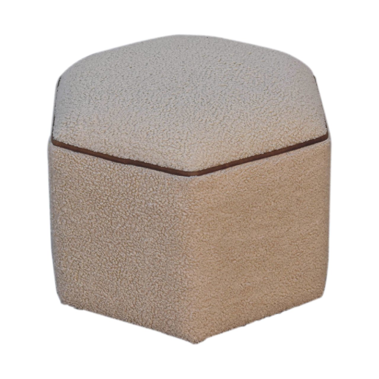 Serenity Hexagonal Footstool - SILVIONIX