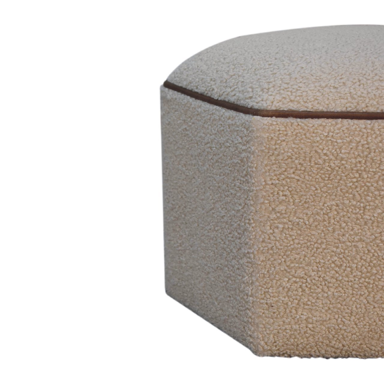 Serenity Hexagonal Footstool - SILVIONIX