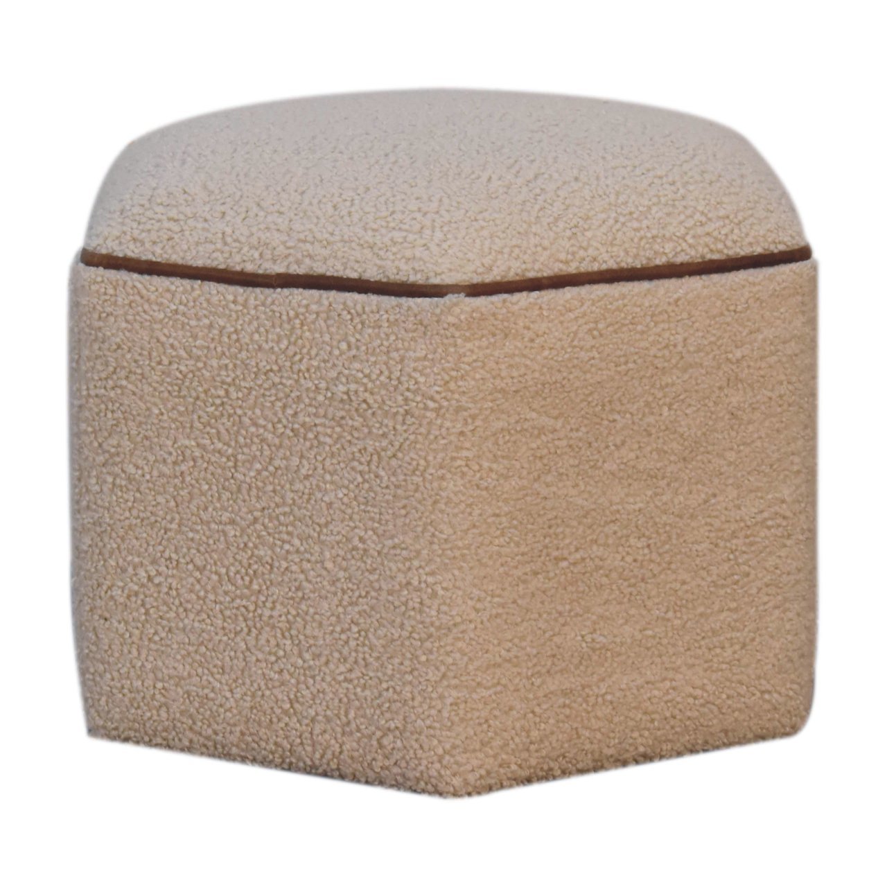 Serenity Hexagonal Footstool - SILVIONIX