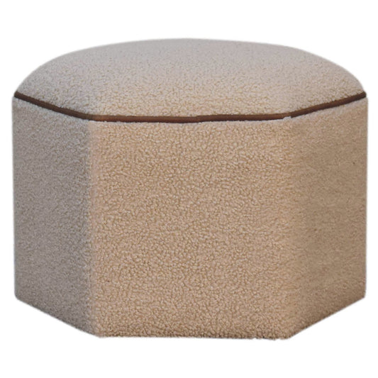 Serenity Hexagonal Footstool - SILVIONIX