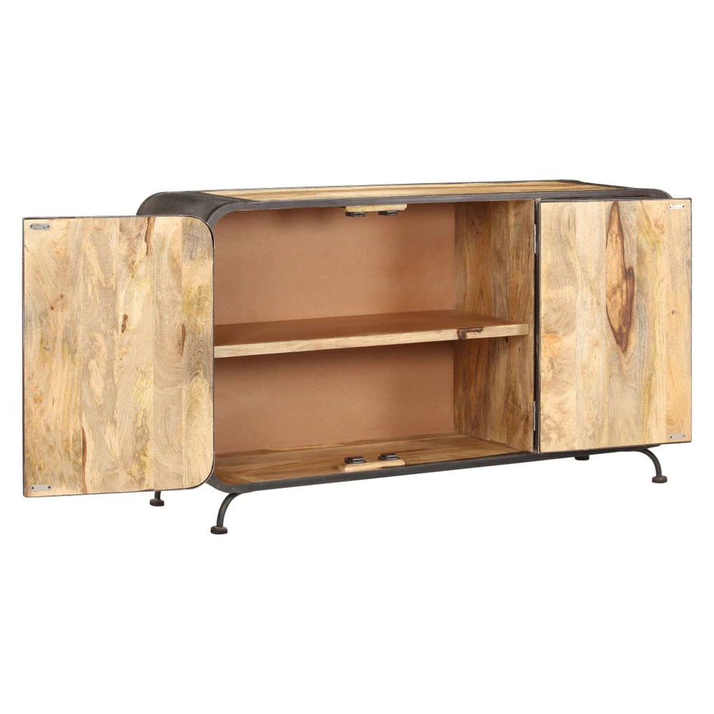 Sideboard 140x40x80 cm Solid Mango Wood - SILVIONIX