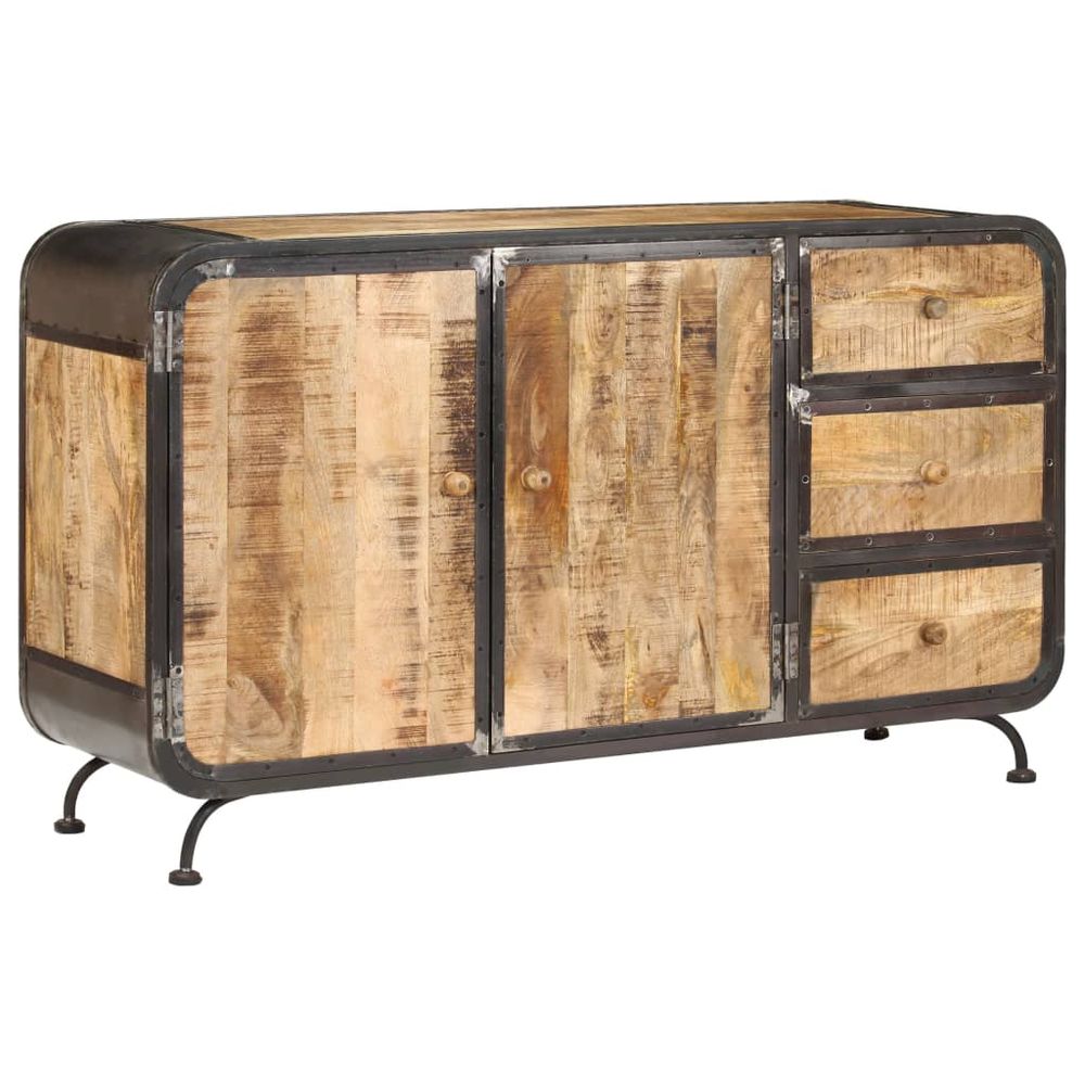 Sideboard 140x40x80 cm Solid Mango Wood - SILVIONIX