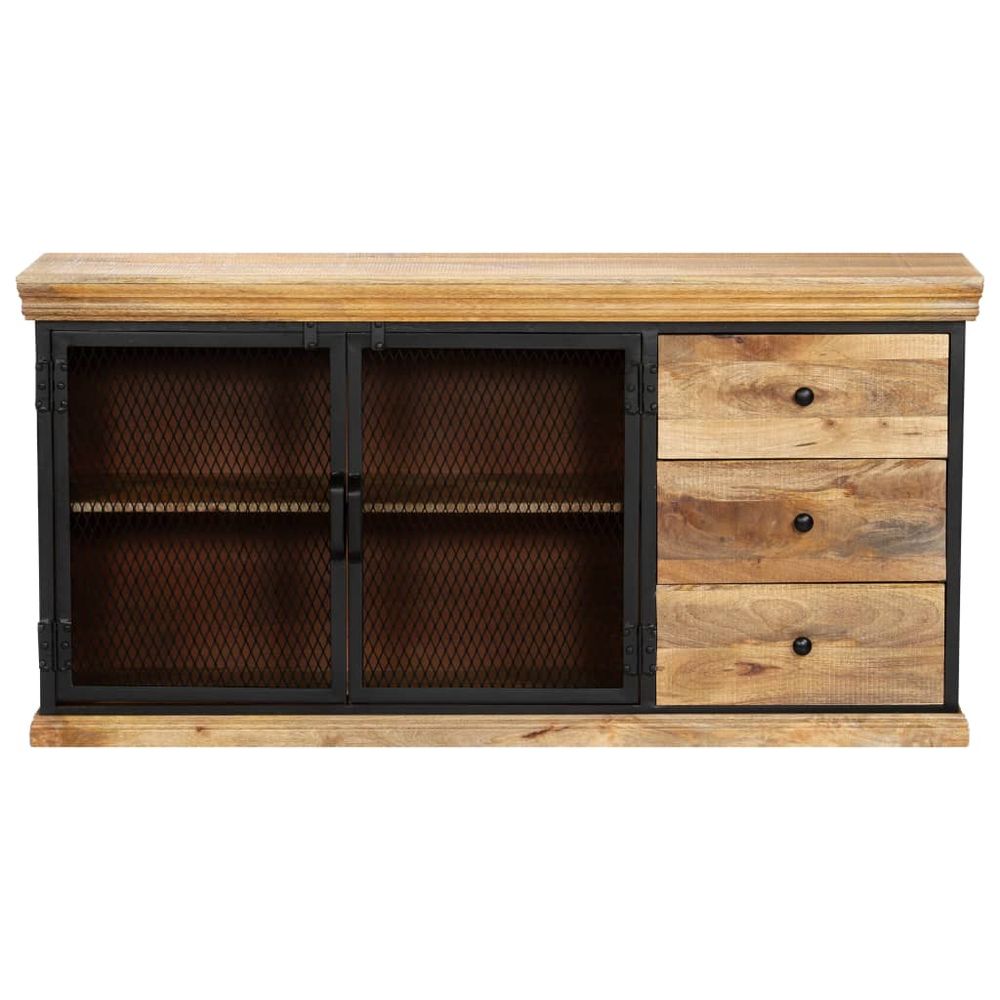 Sideboard 150x40x75 cm Solid Mango Wood - SILVIONIX