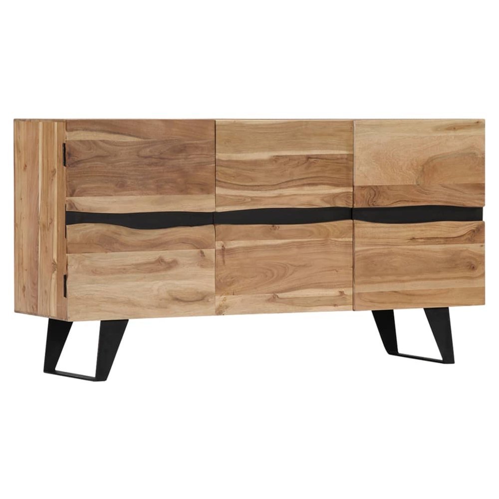 Sideboard 150x40x79 cm Solid Acacia Wood - SILVIONIX