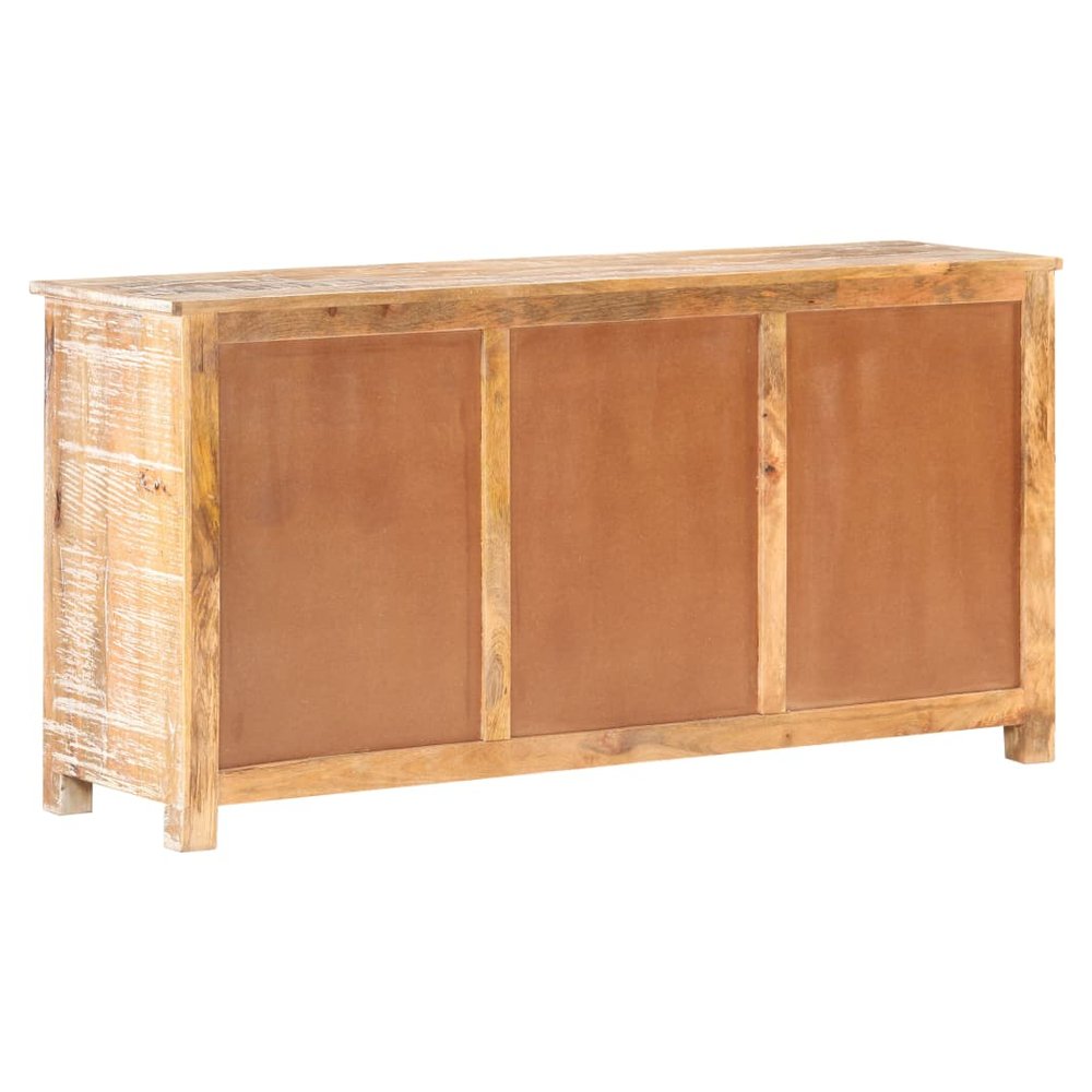 Sideboard 151x40x75 cm Rough Acacia Wood - SILVIONIX