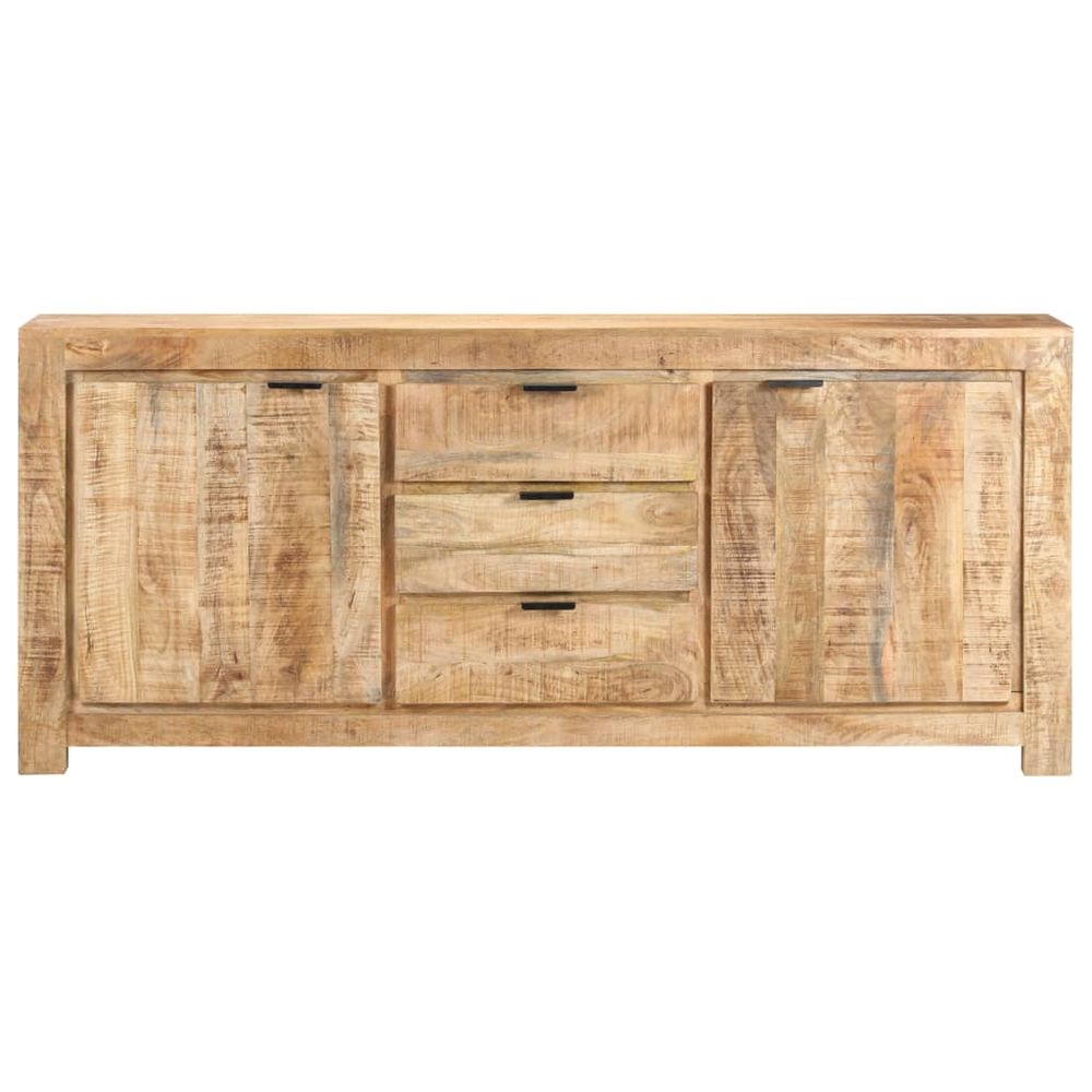 Sideboard 175x40x75 cm Rough Mango Wood - SILVIONIX