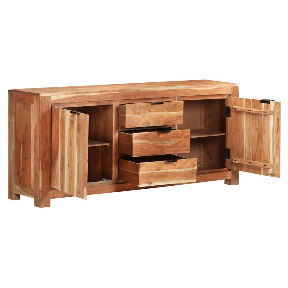 Sideboard 175x40x75 cm Solid Acacia Wood - SILVIONIX