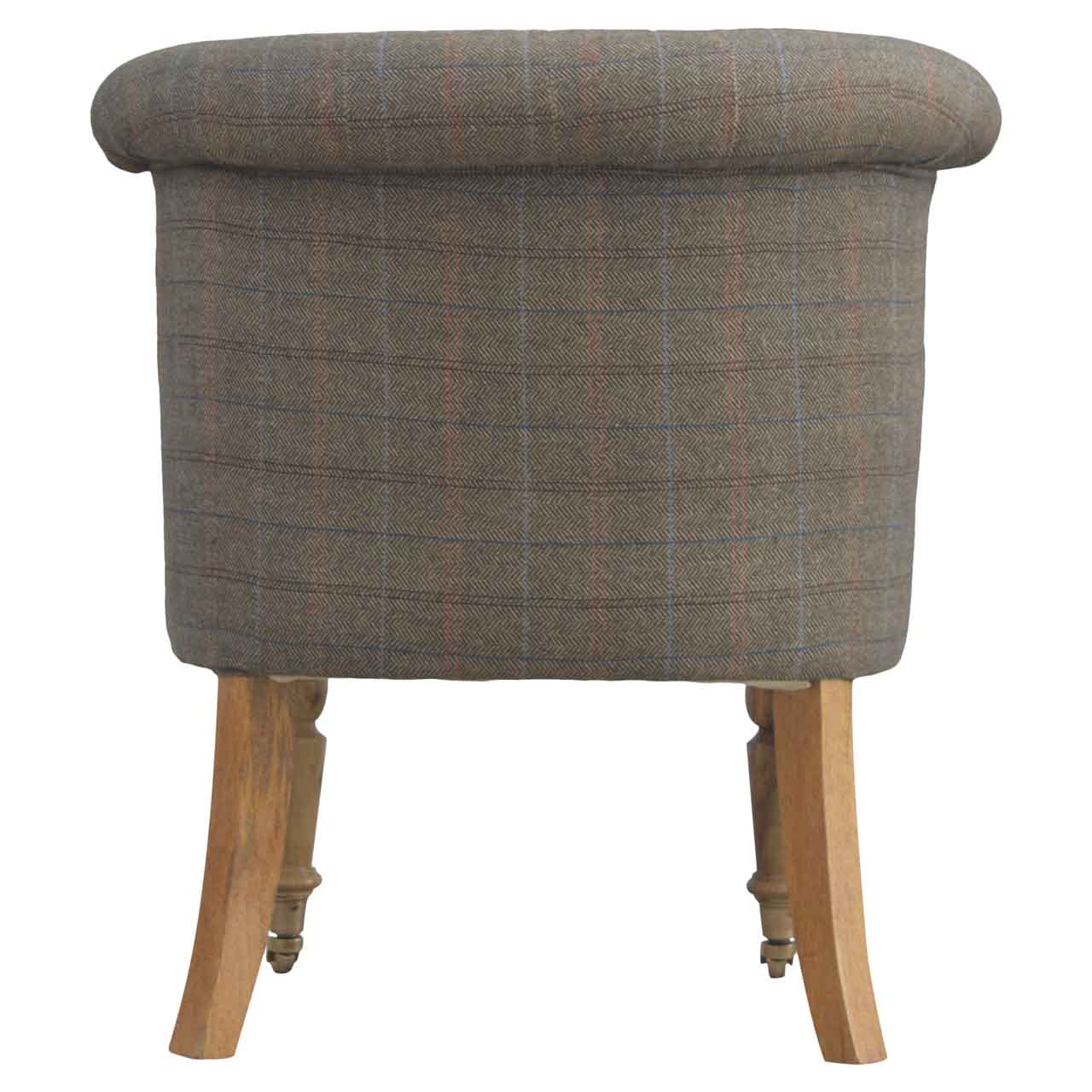 Small Multi Tweed Accent Chair - SILVIONIX