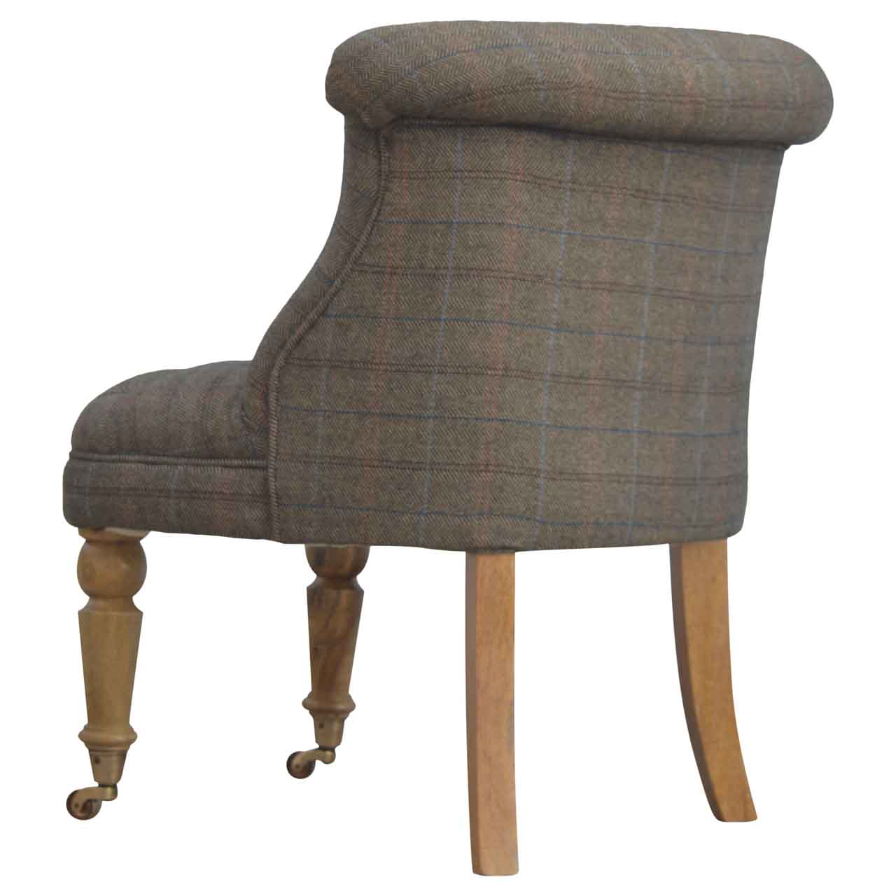 Small Multi Tweed Accent Chair - SILVIONIX