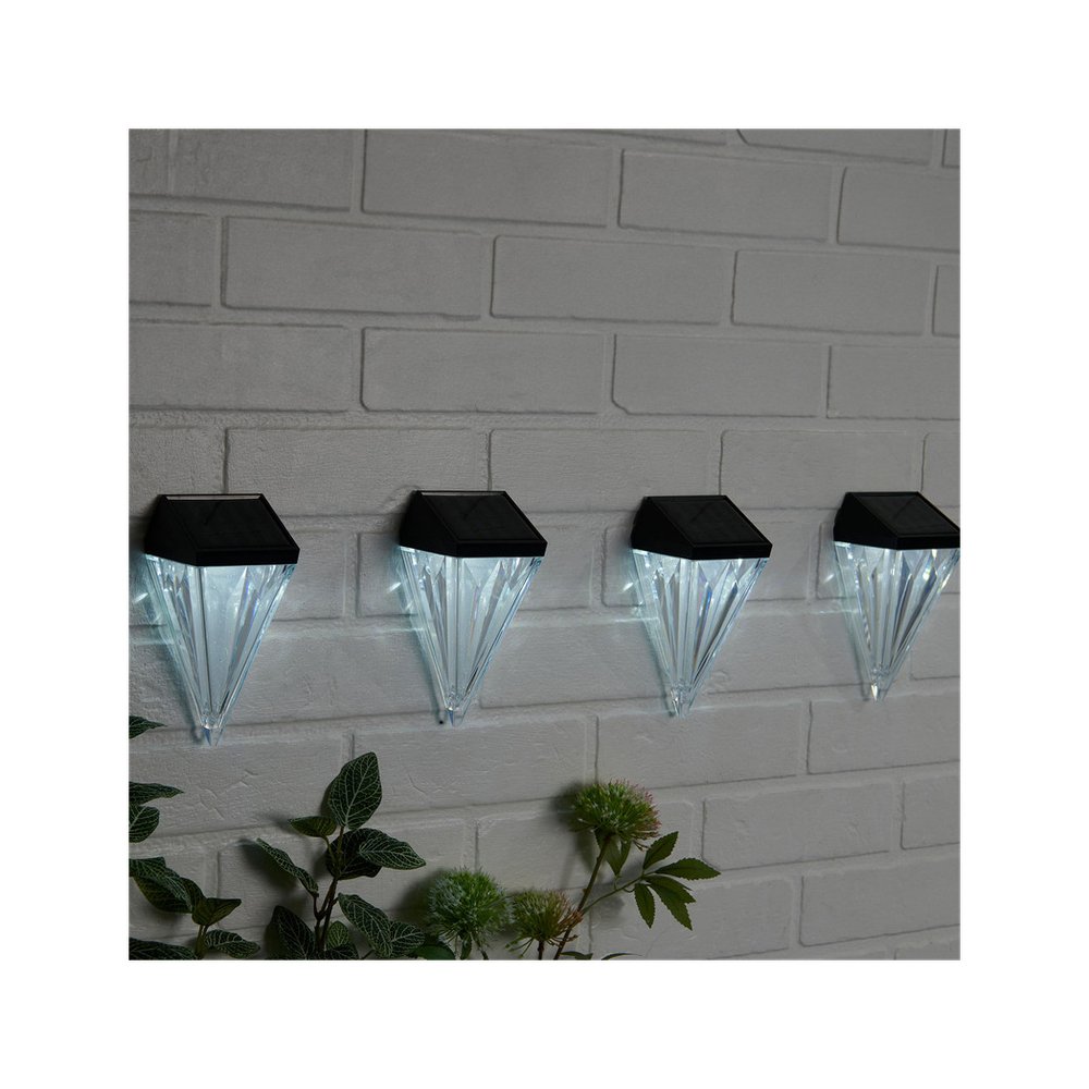 Solar lights Diamond x 4 - SILVIONIX