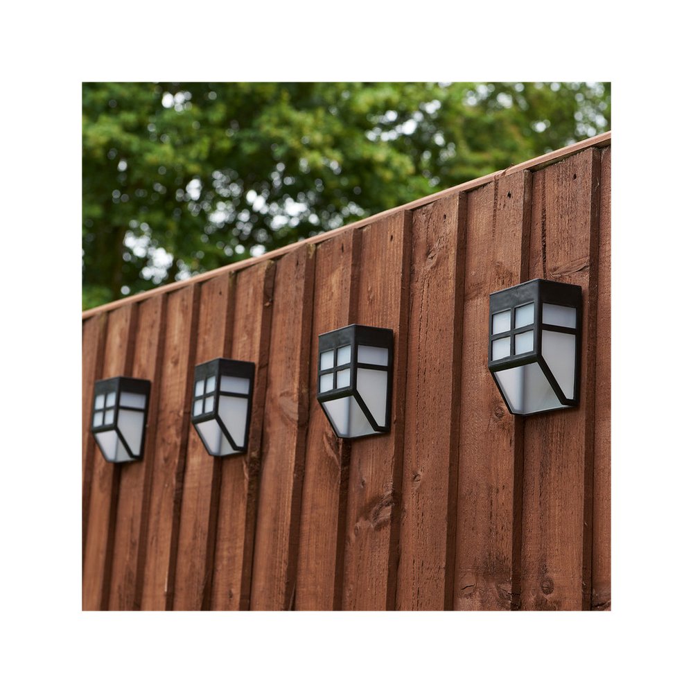 Solar lights fence lights x 4 - SILVIONIX