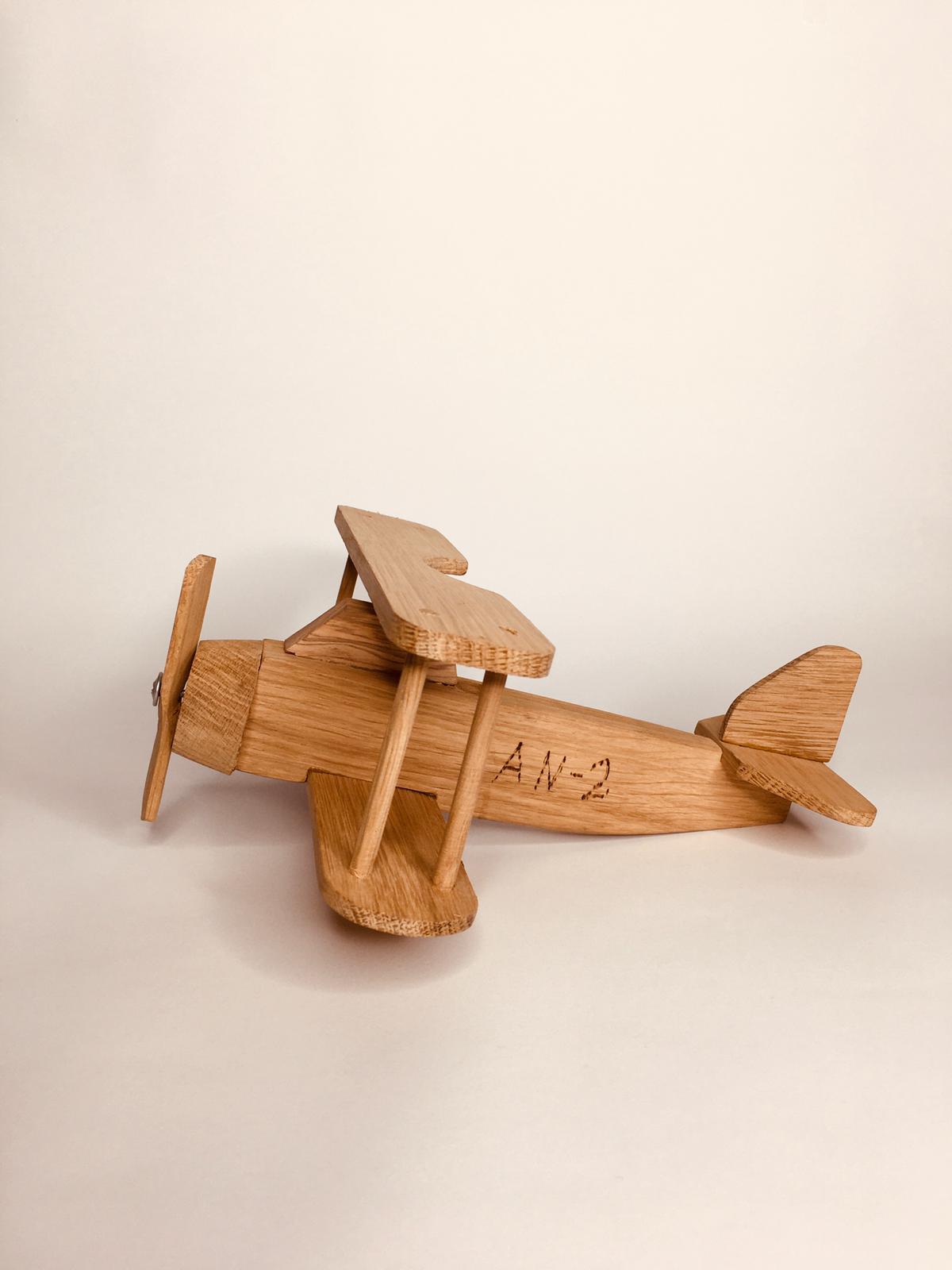 Solid Natural Oak Wood Airplane, Wooden Airplane,Wooden Toys, Plane, Wood Plane, Wooden Airplane, Wood Toy Airplane, Reclaimed Wood, Toy Wooden Airplane - SILVIONIX