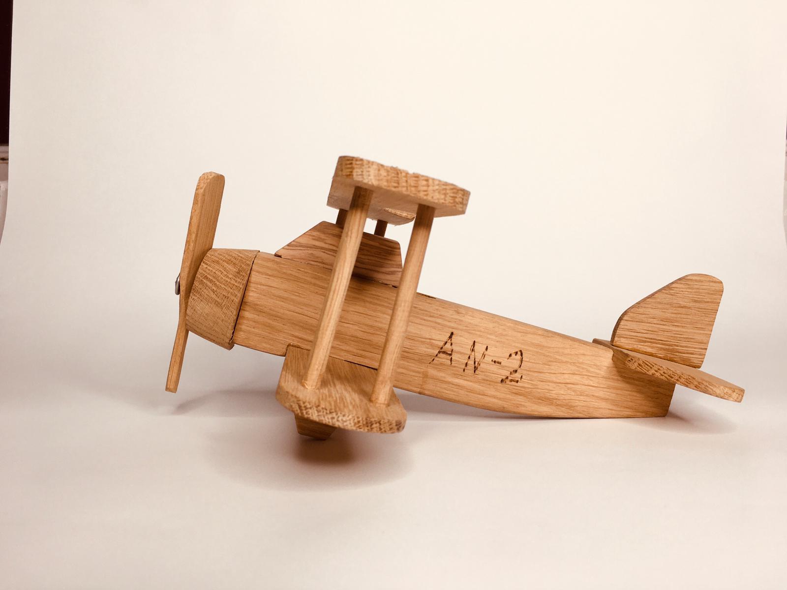 Solid Natural Oak Wood Airplane, Wooden Airplane,Wooden Toys, Plane, Wood Plane, Wooden Airplane, Wood Toy Airplane, Reclaimed Wood, Toy Wooden Airplane - SILVIONIX