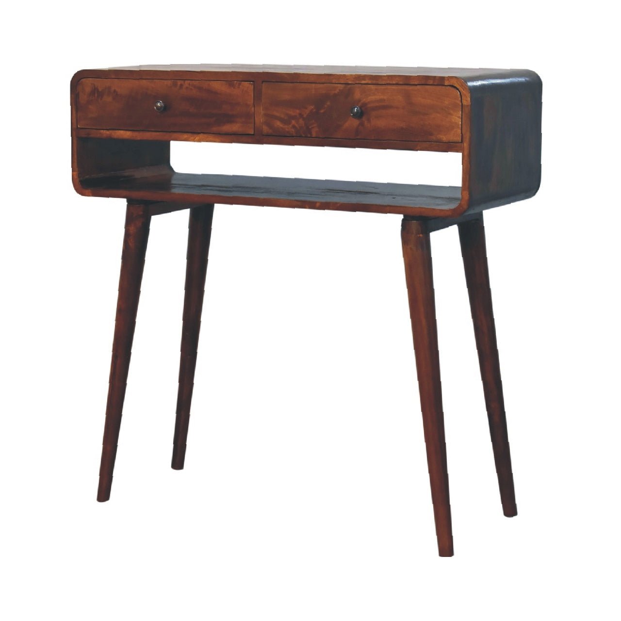 Sonata Chestnut Console Table - SILVIONIX