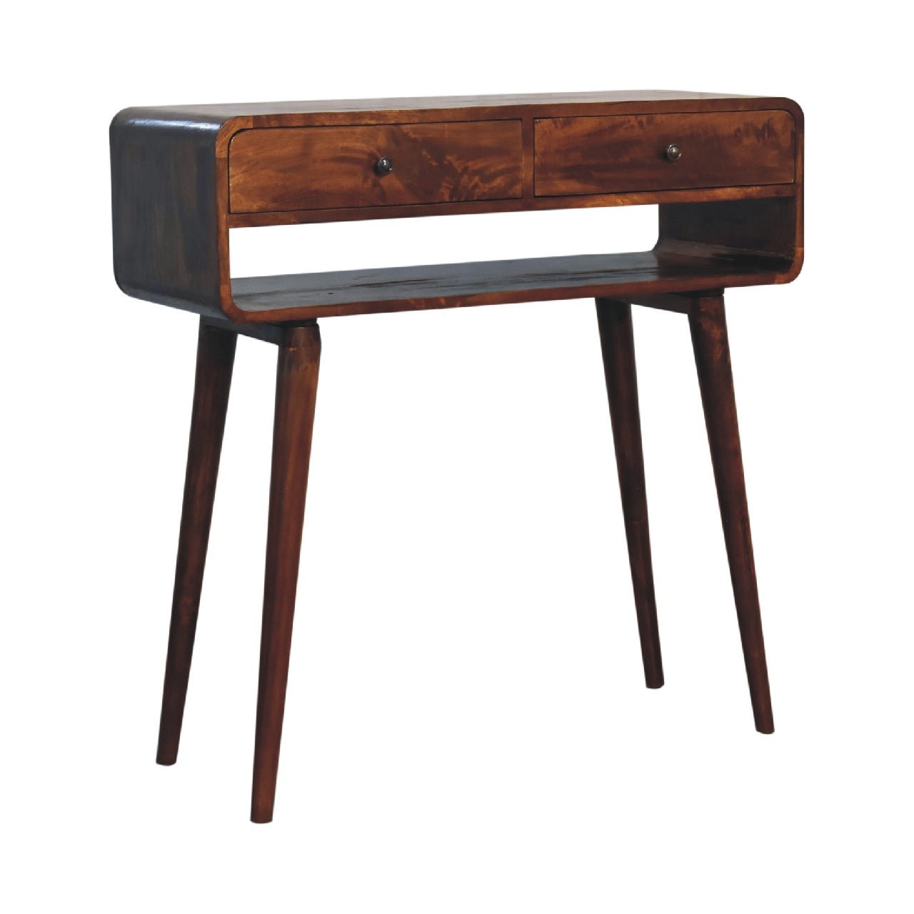 Sonata Chestnut Console Table - SILVIONIX