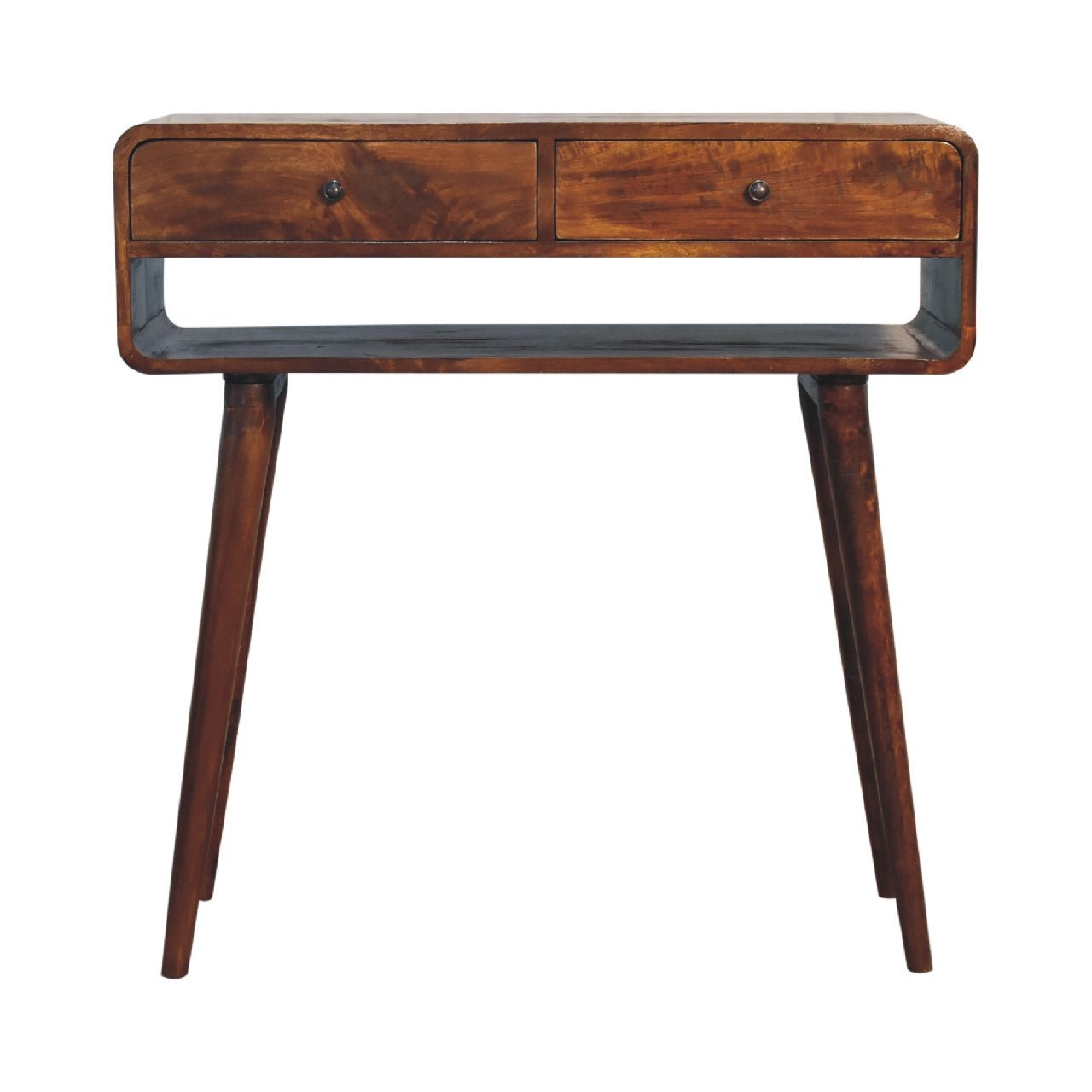 Sonata Chestnut Console Table - SILVIONIX