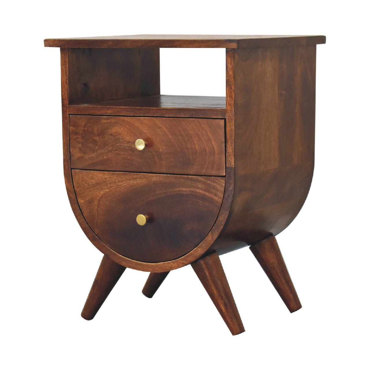 Split Chestnut Bedside - SILVIONIX