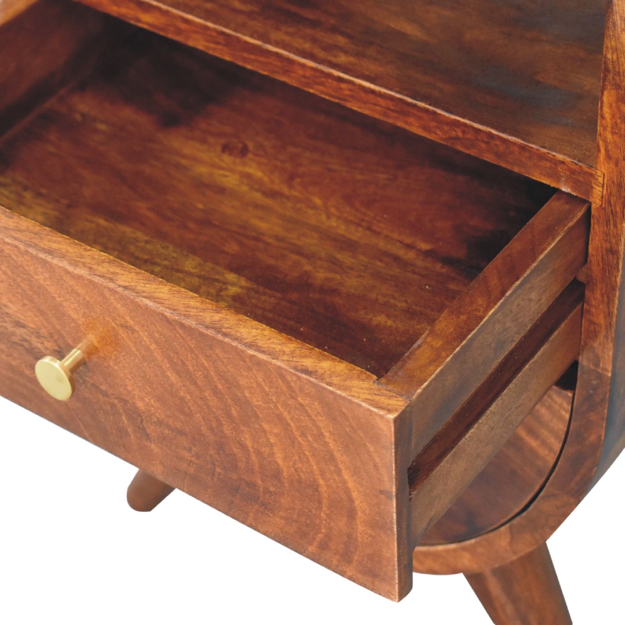 Split Chestnut Bedside - SILVIONIX