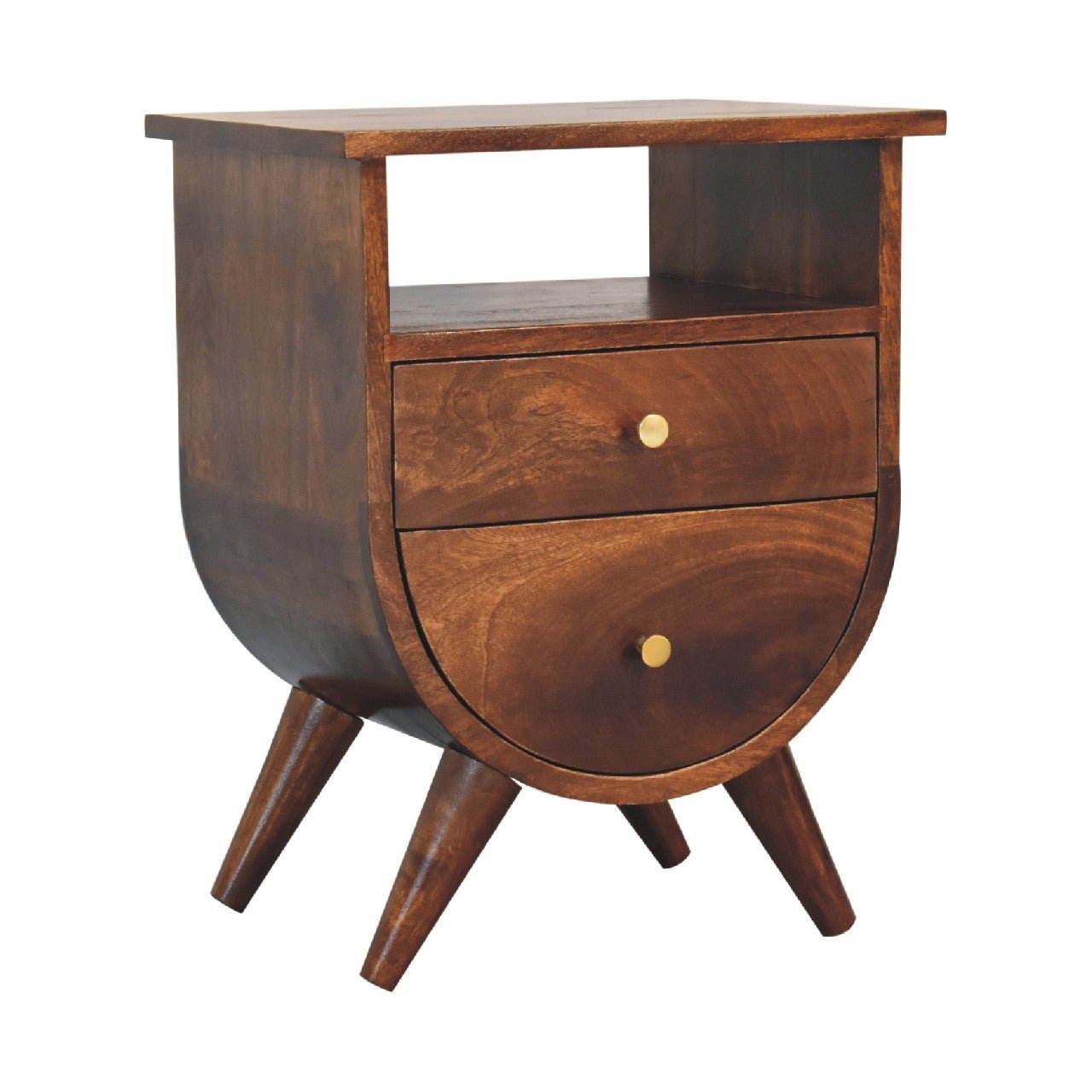 Split Chestnut Bedside - SILVIONIX