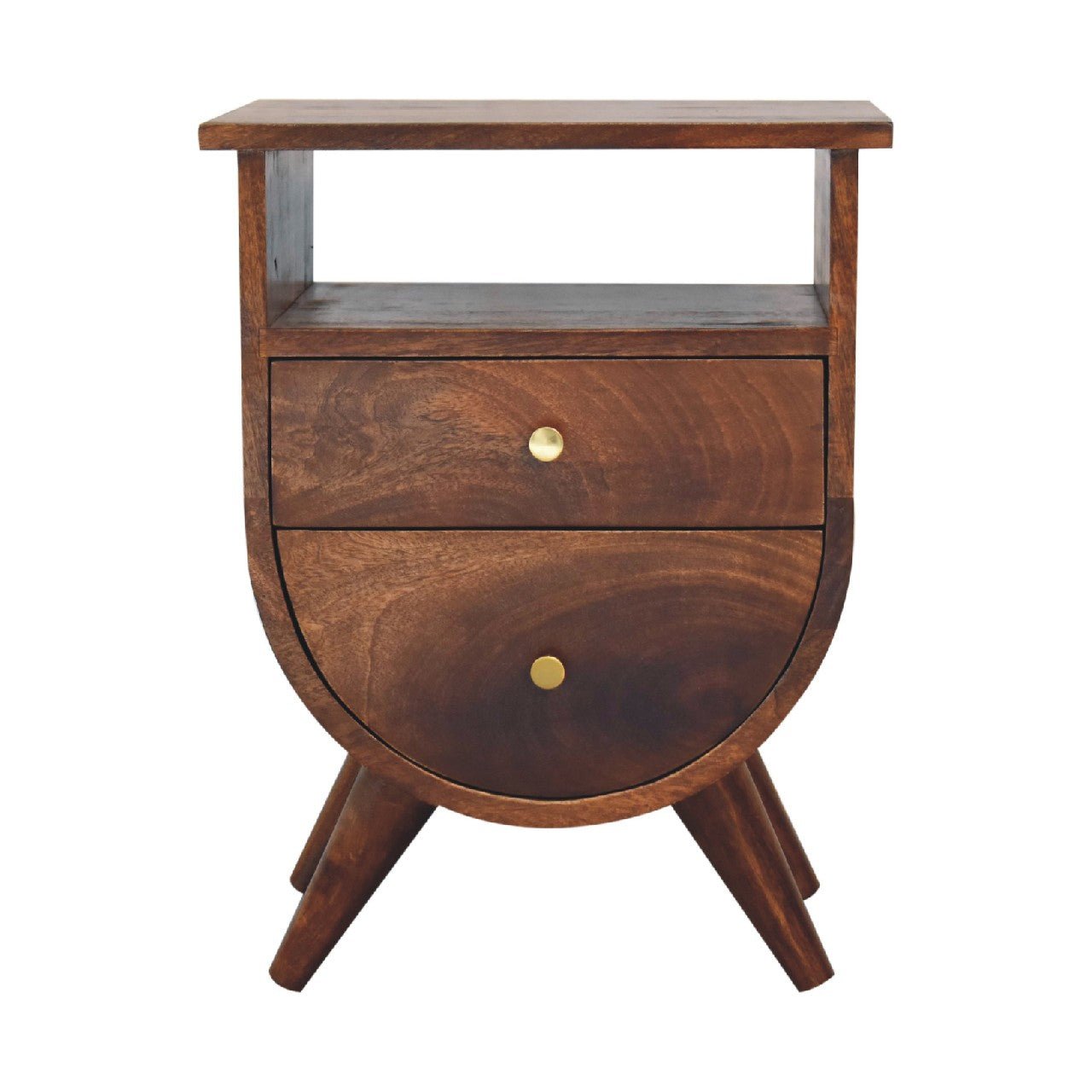 Split Chestnut Bedside - SILVIONIX